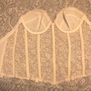 CARNIVAL BRA 313/4 LACE BUSTIER STRAPLESS BACKLESS